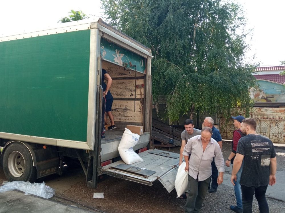 У Ямпільській громаді Вячеслав Соколовий зустрівся з волонтерами гуманітарного центру