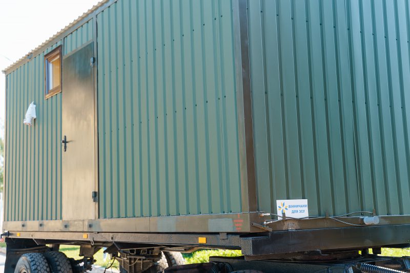 З Вінниці на передову відправили лазню та мобільну стоматологію