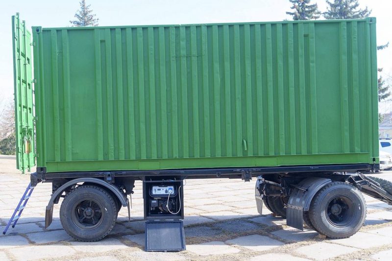 Захисники, що працюють на Курському напрямку, отримали мобільний лазне-пральний комплекс